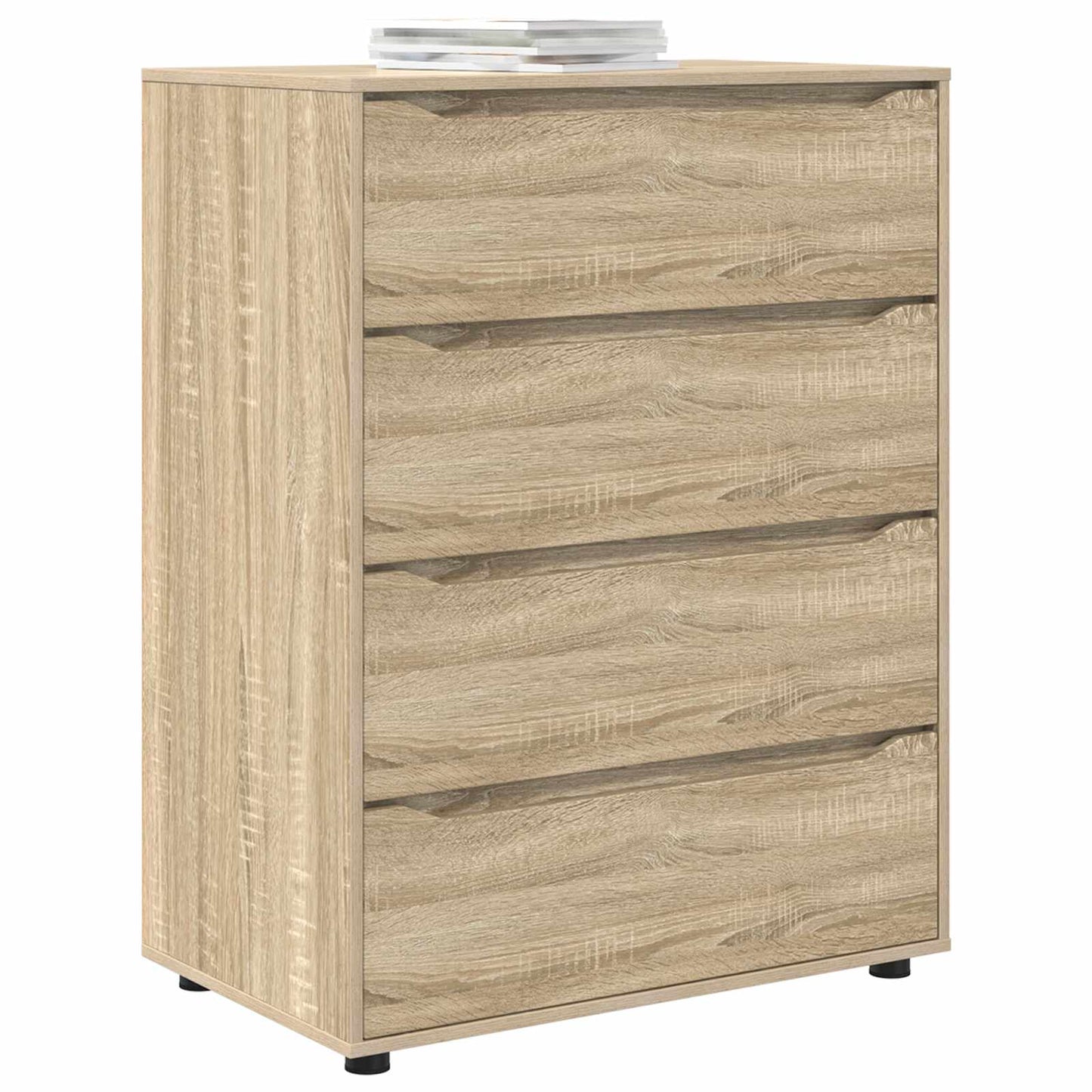 Storage Cabinets Sonoma Oak 80 x 48 x 105 cm Engineered Wood