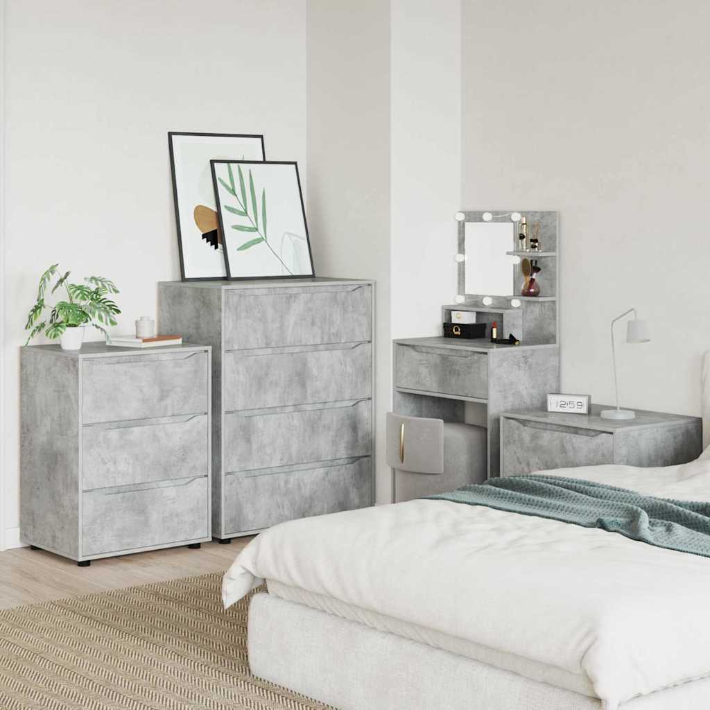 Storage Cabinets Concrete Grey 80 x 48 x 105 cm Engineered Wood