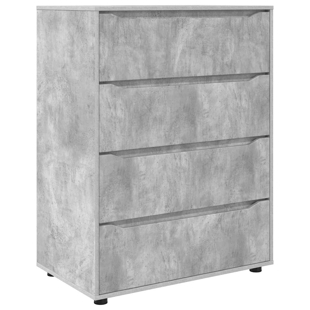 Storage Cabinets Concrete Grey 80 x 48 x 105 cm Engineered Wood