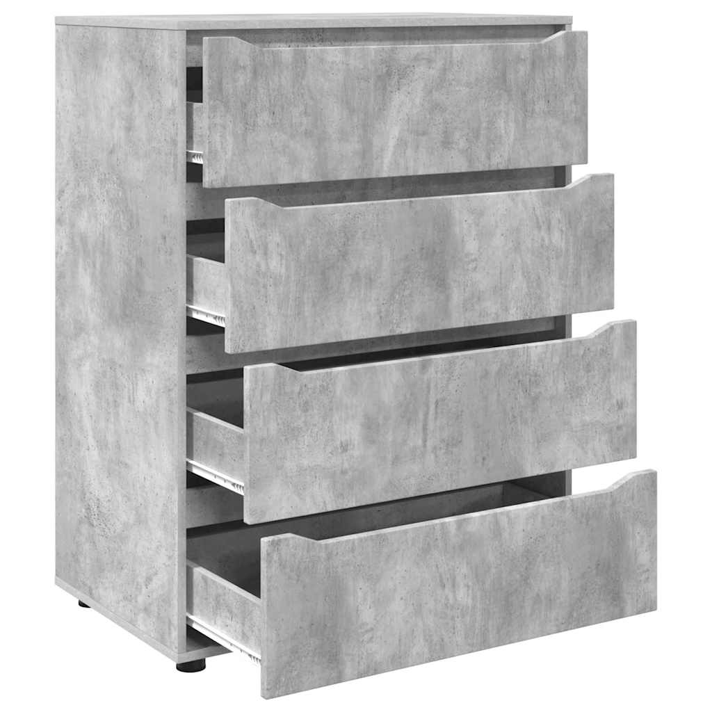 Storage Cabinets Concrete Grey 80 x 48 x 105 cm Engineered Wood