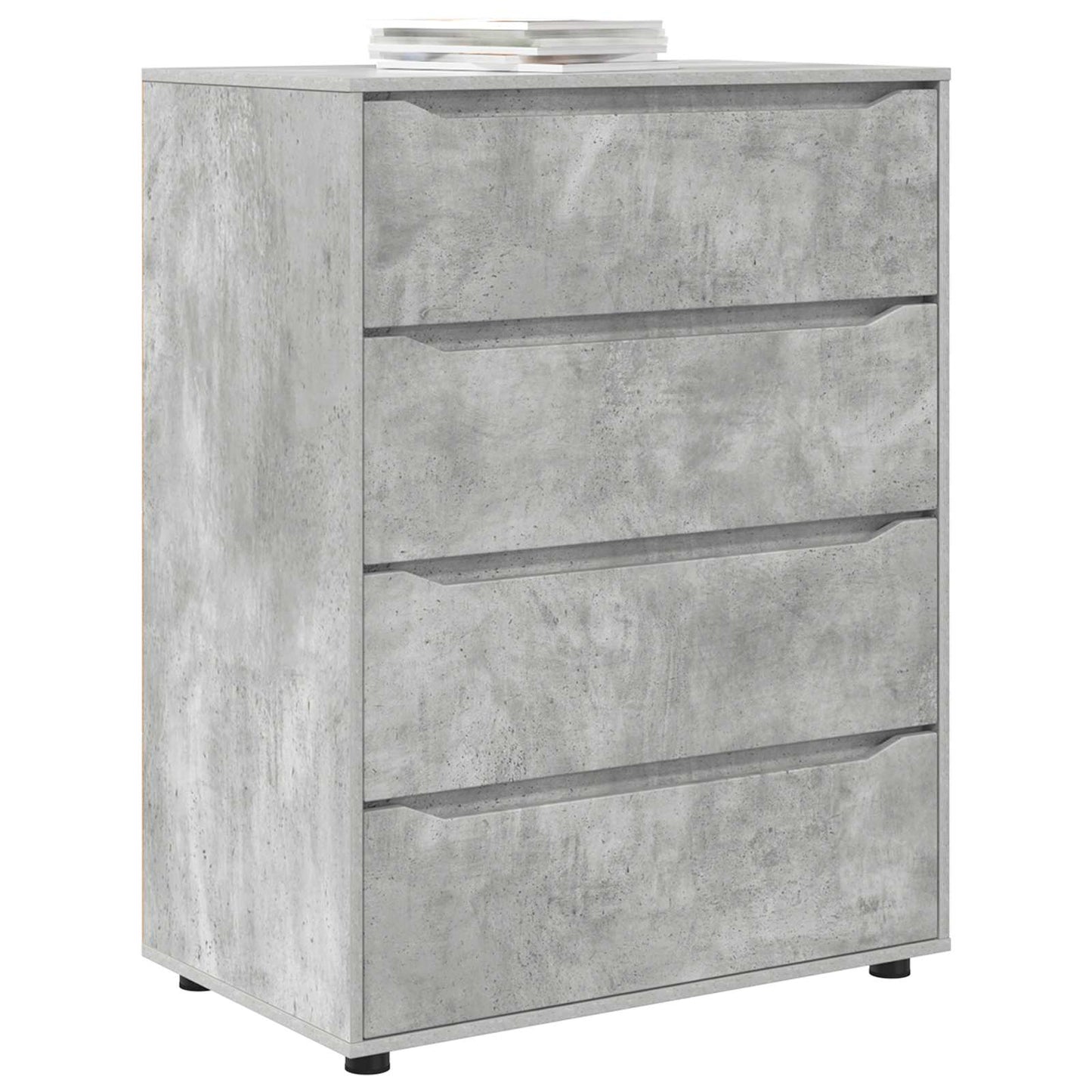 Storage Cabinets Concrete Grey 80 x 48 x 105 cm Engineered Wood