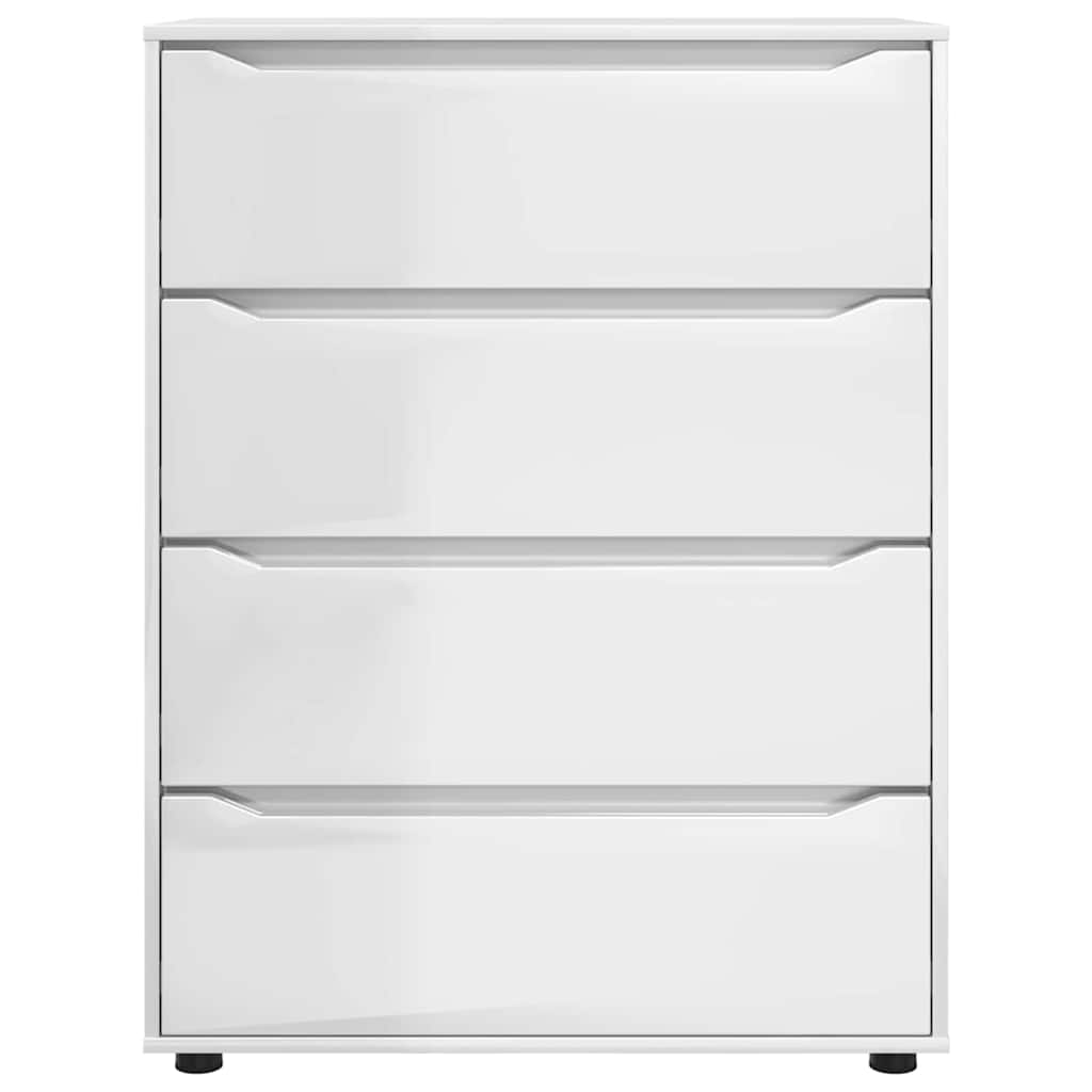 Storage Cabinets High Gloss White 80 x 48 x 105 cm