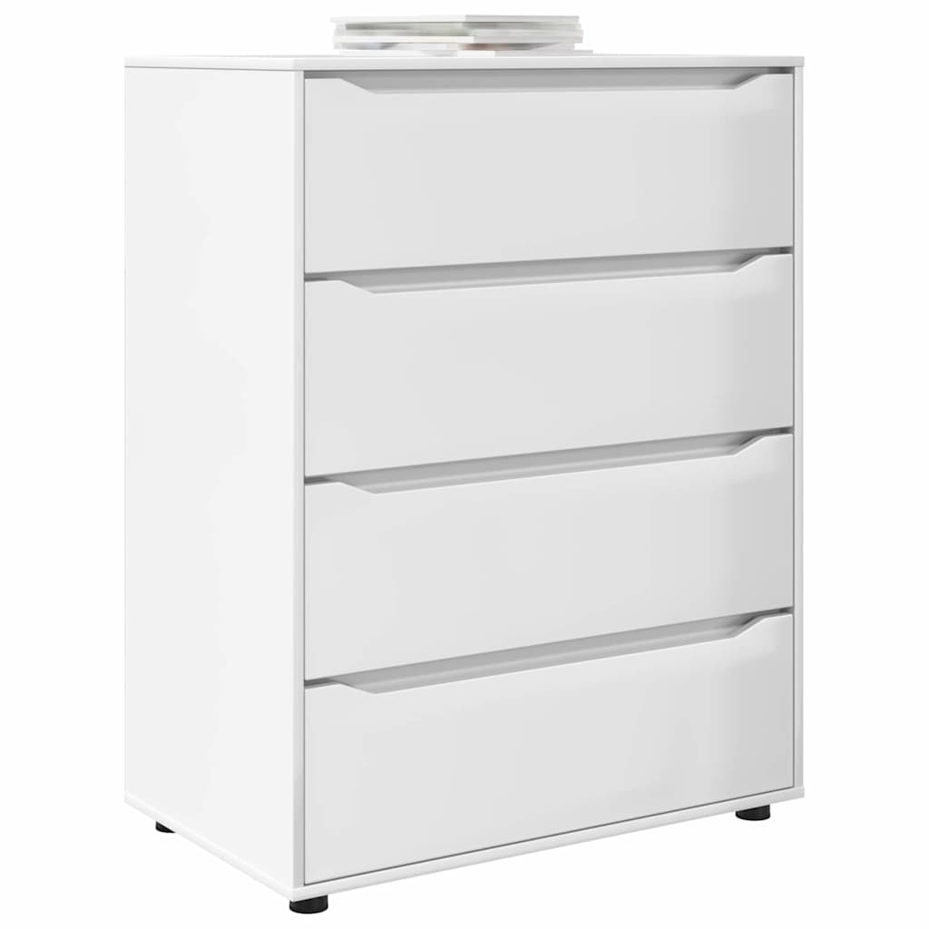Storage Cabinets High Gloss White 80 x 48 x 105 cm