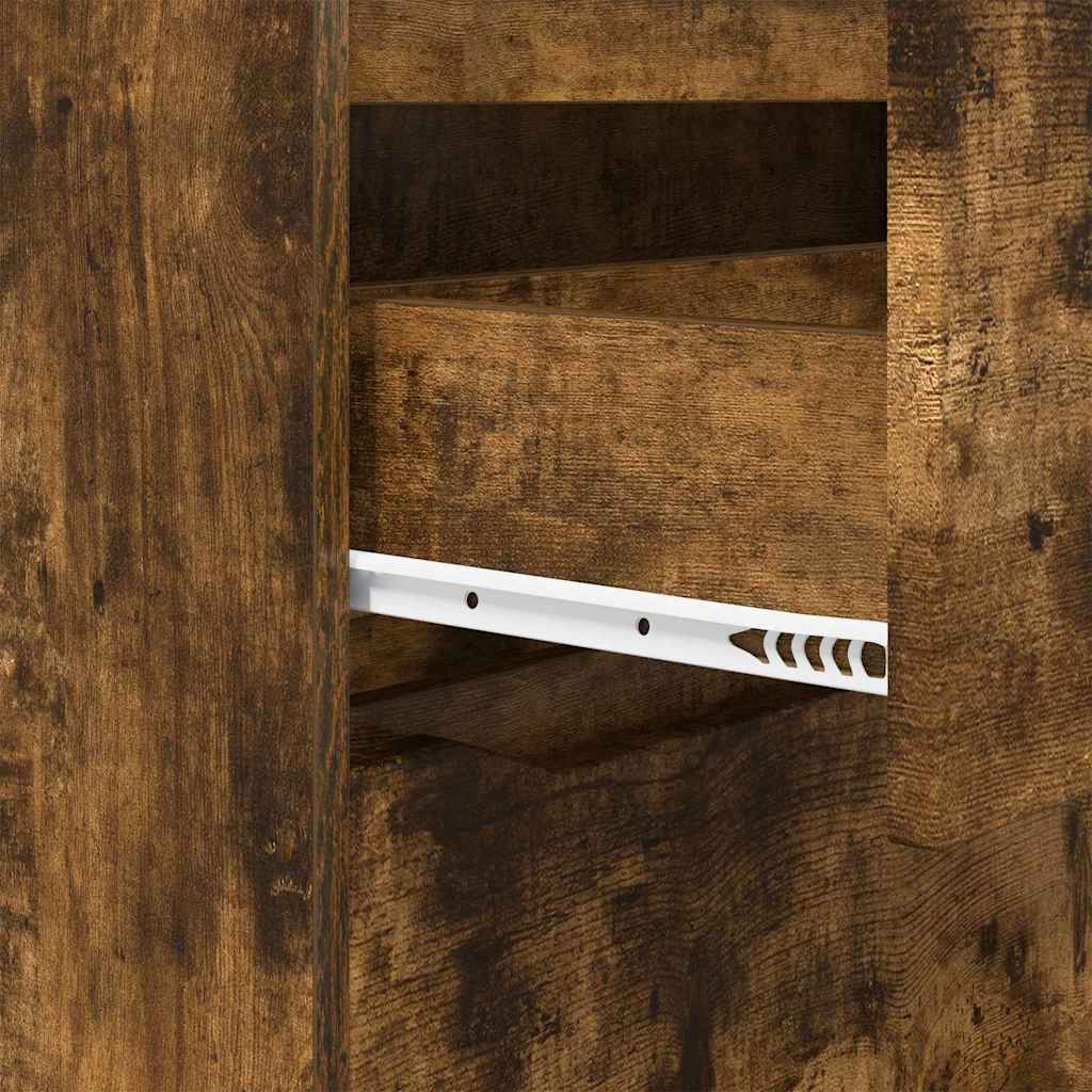 Storage Cabinets Smoked Oak 80 x 48 x 105 cm Engineered Wood