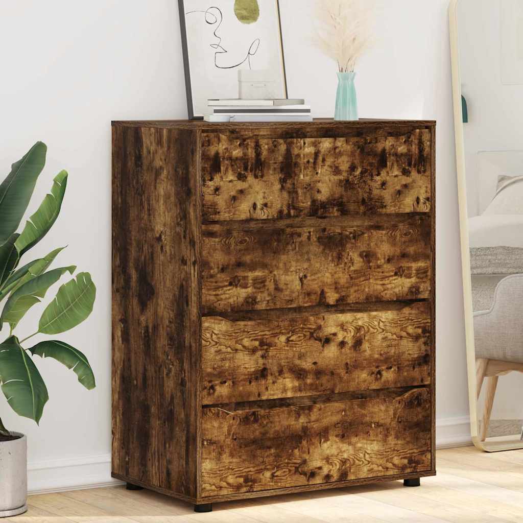 Storage Cabinets Smoked Oak 80 x 48 x 105 cm Engineered Wood
