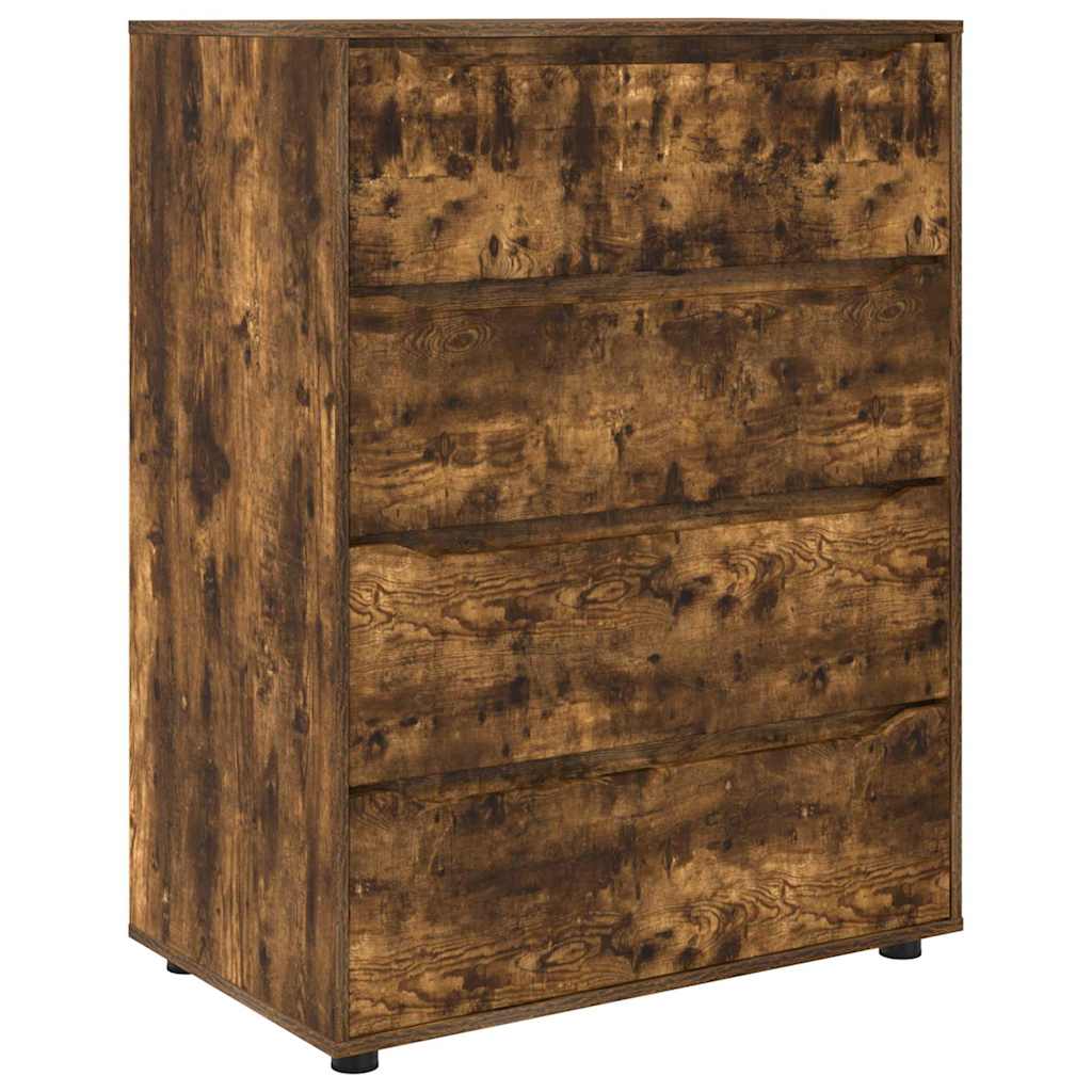 Storage Cabinets Smoked Oak 80 x 48 x 105 cm Engineered Wood