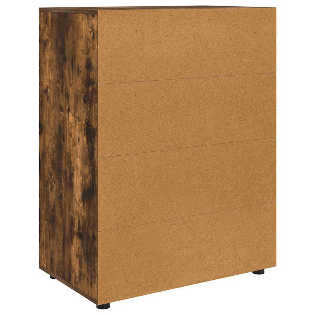 Storage Cabinets Smoked Oak 80 x 48 x 105 cm Engineered Wood