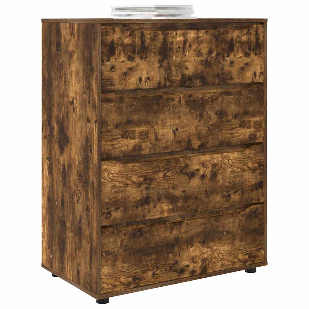 Storage Cabinets Smoked Oak 80 x 48 x 105 cm Engineered Wood
