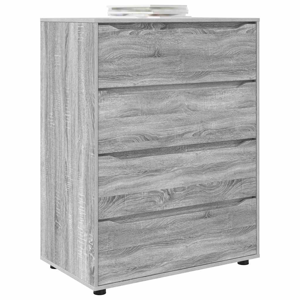 Storage Cabinets Grey Sonoma 80 x 48 x 105 cm Engineered Wood