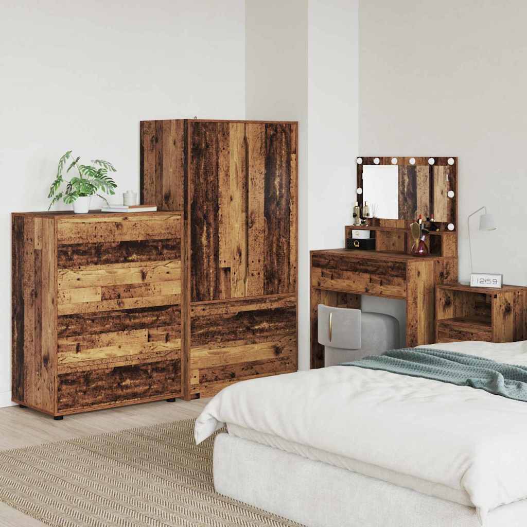 Storage Cabinets Old Wood 80 x 48 x 105 cm Engineered Wood