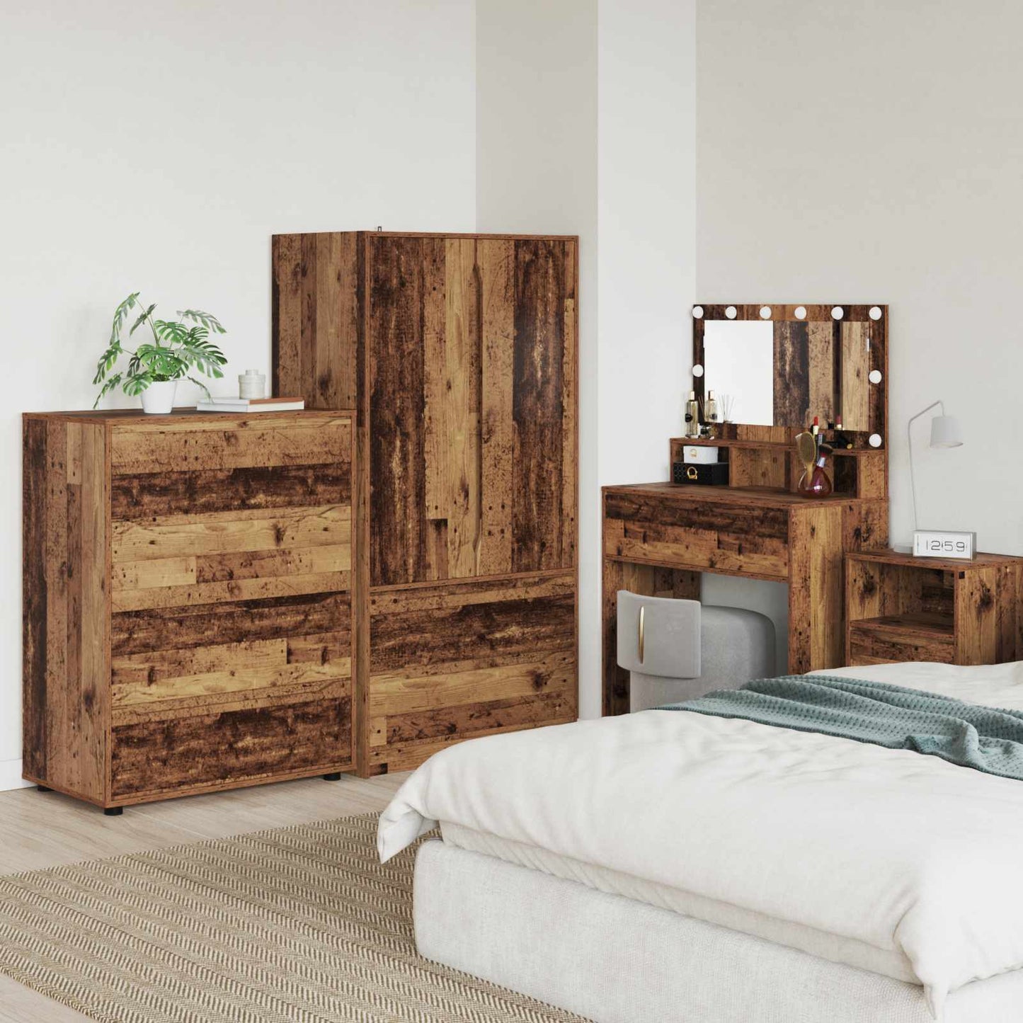Storage Cabinets Old Wood 80 x 48 x 105 cm Engineered Wood