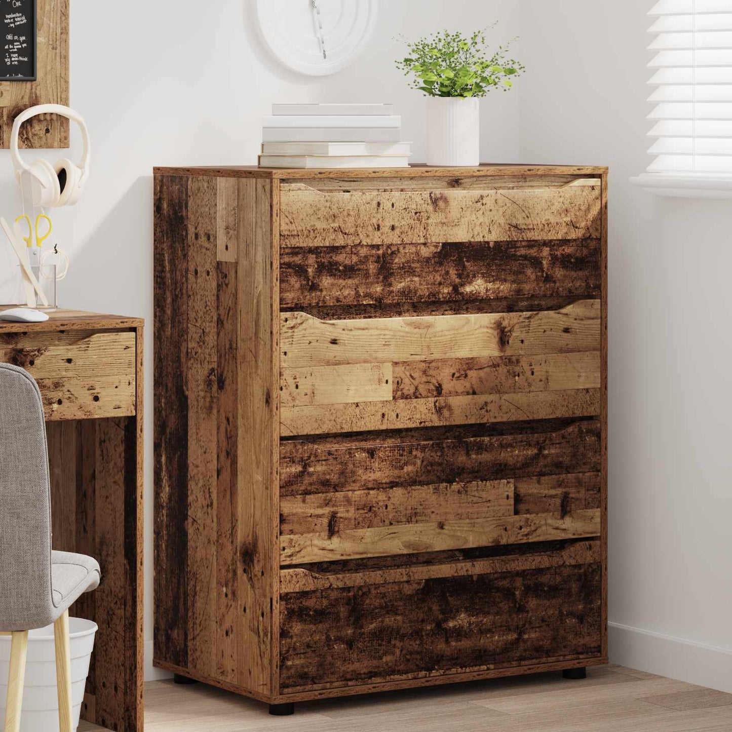 Storage Cabinets Old Wood 80 x 48 x 105 cm Engineered Wood