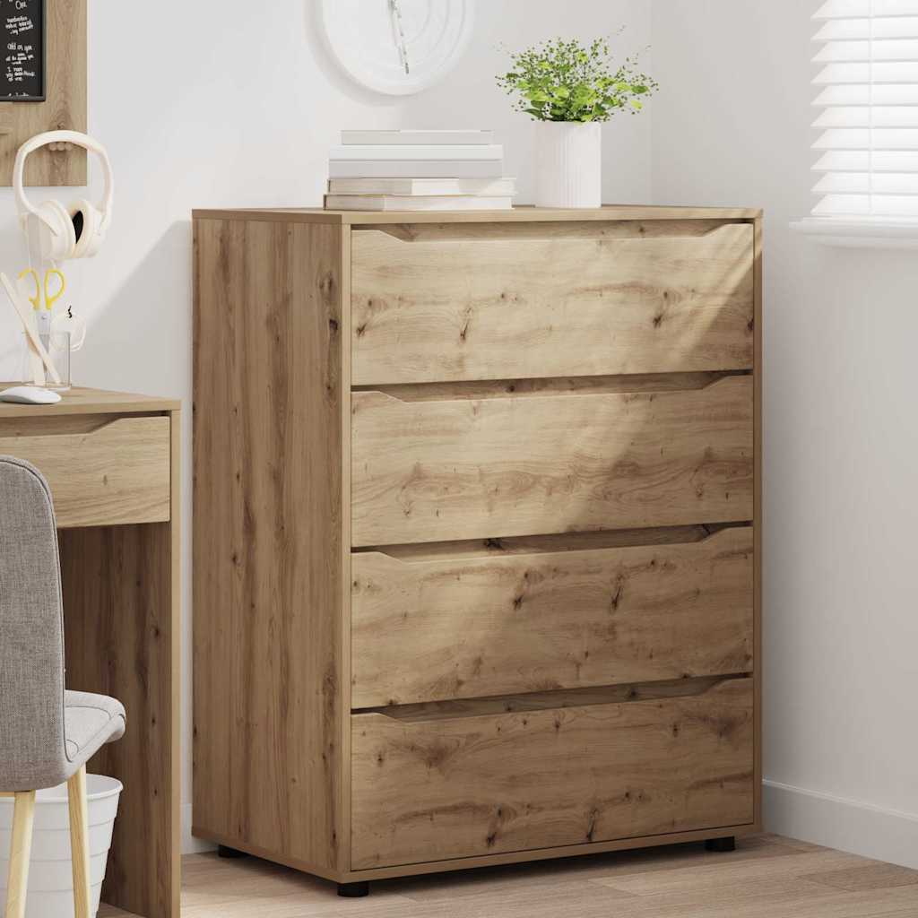 Storage Cabinets Artisan Oak 80 x 48 x 105 cm Engineered Wood