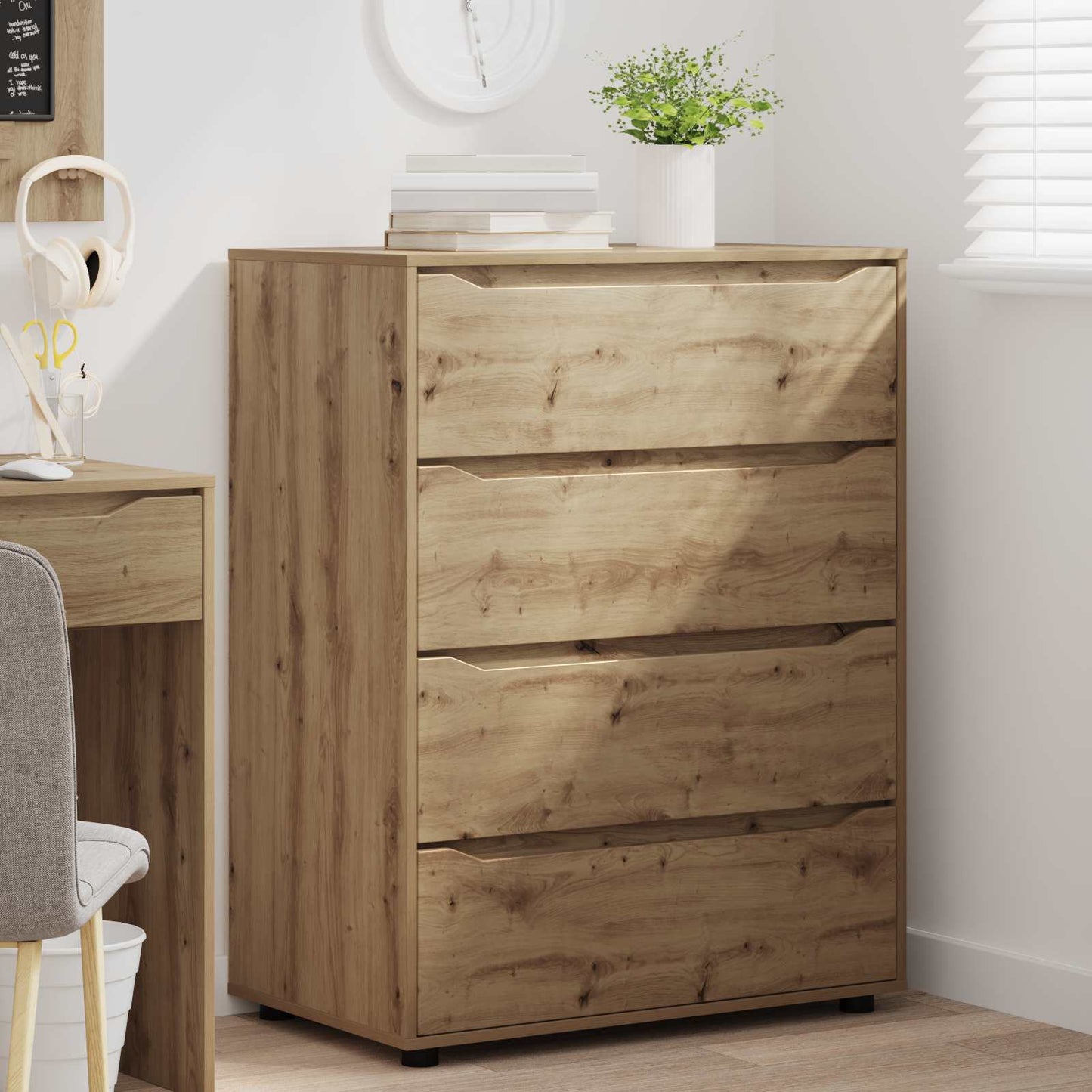 Storage Cabinets Artisan Oak 80 x 48 x 105 cm Engineered Wood