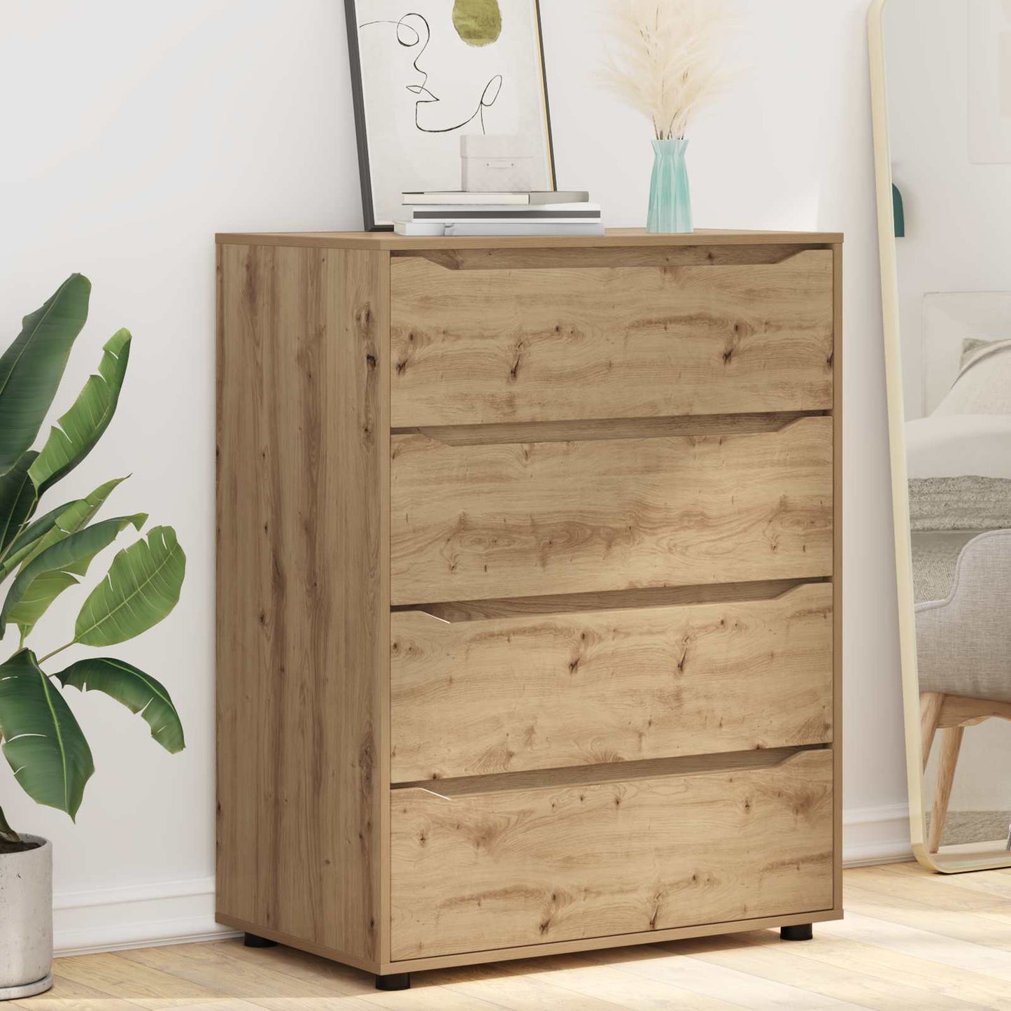 Storage Cabinets Artisan Oak 80 x 48 x 105 cm Engineered Wood