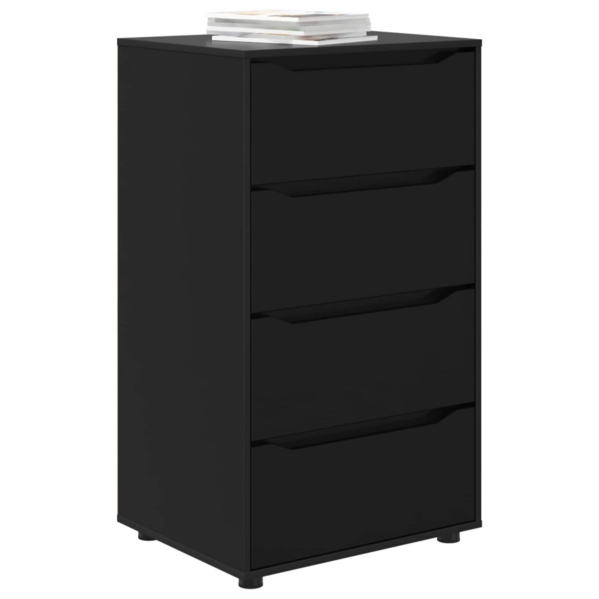 Storage Cabinets 60 x 48 x 105 cm Engineered Wood Black