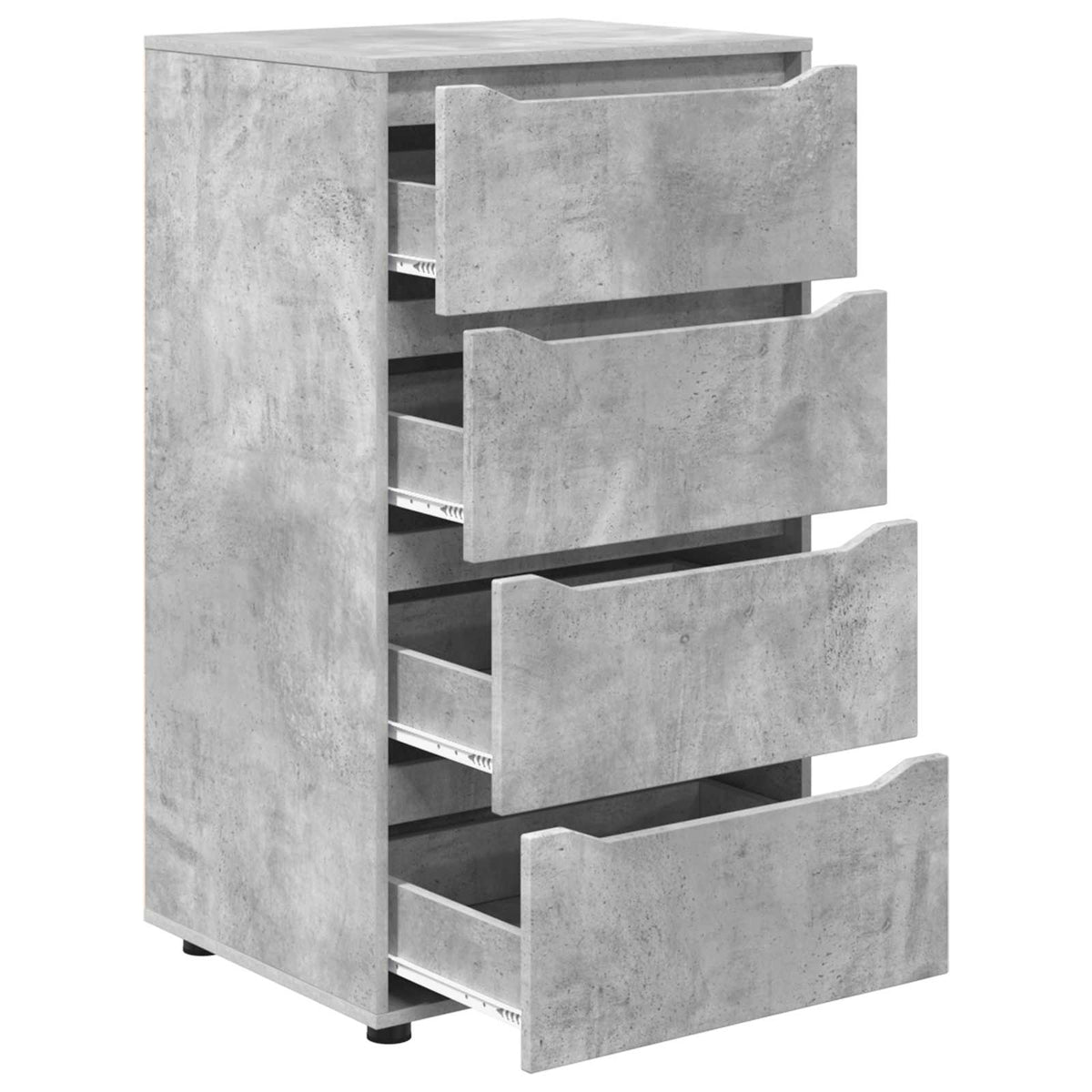 Storage Cabinets 60 x 48 x 105 cm Engineered Wood Concrete Grey
