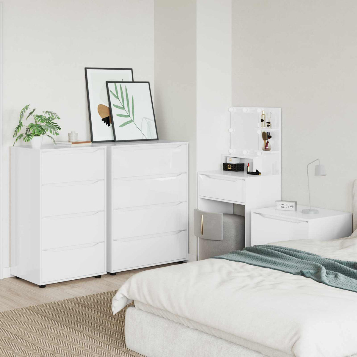 Storage Cabinets 60 x 48 x 105 cm Engineered Wood