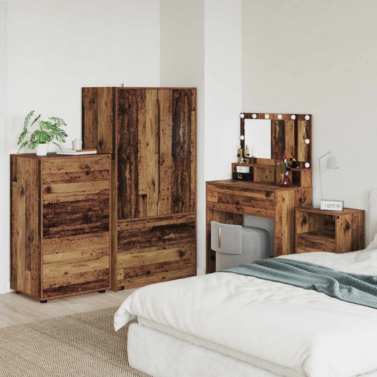 Storage Cabinets 60 x 48 x 105 cm Engineered Wood Old Wood
