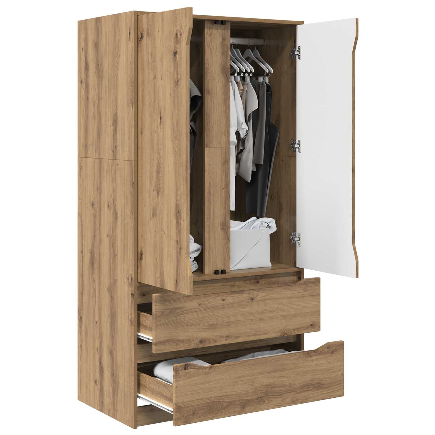 Wardrobe Artisan Oak 79.5 x 49 x 156 cm Engineered Wood