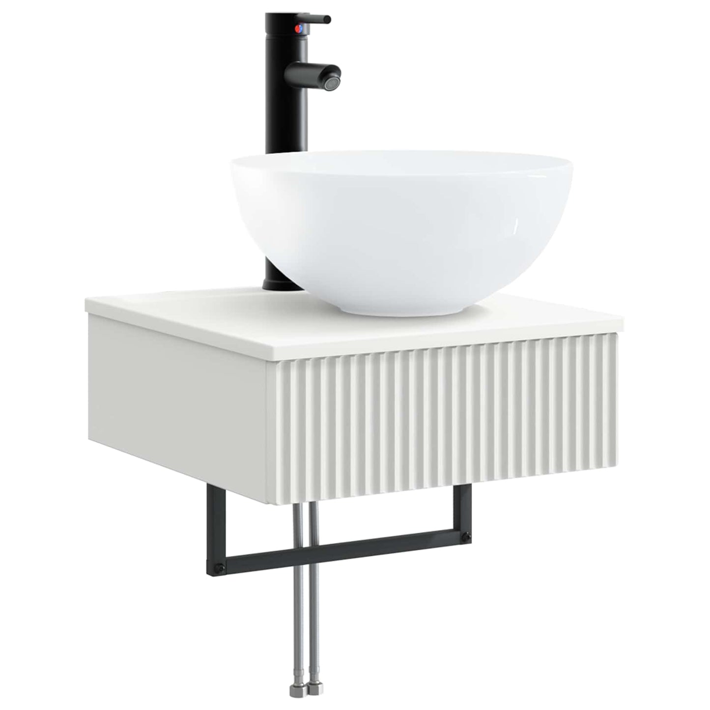 Bathroom Cabinet Set 5 pcs White 43 x 16 x 62.5 cm