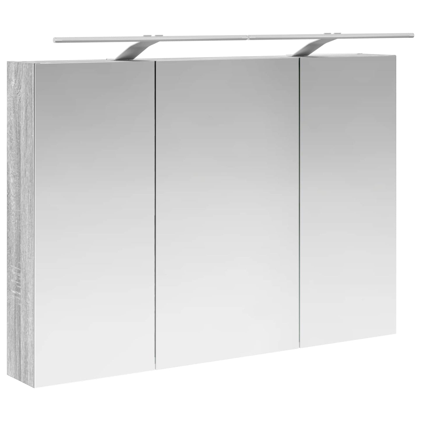 Bathroom Cabinet Set 4 pcs Grey Sonoma 100 x 14.5 x 70 cm