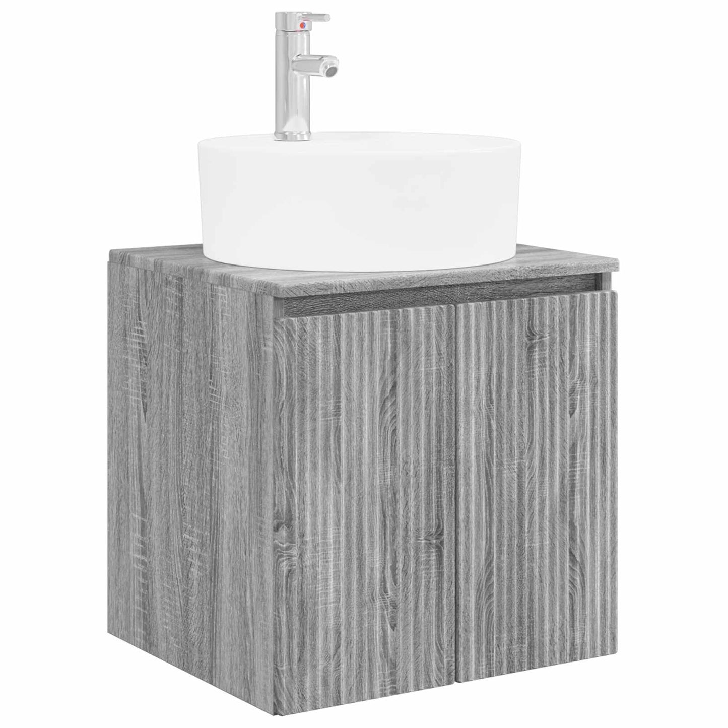 Bathroom Cabinet Set 5 pcs Grey Sonoma Engineered Wood