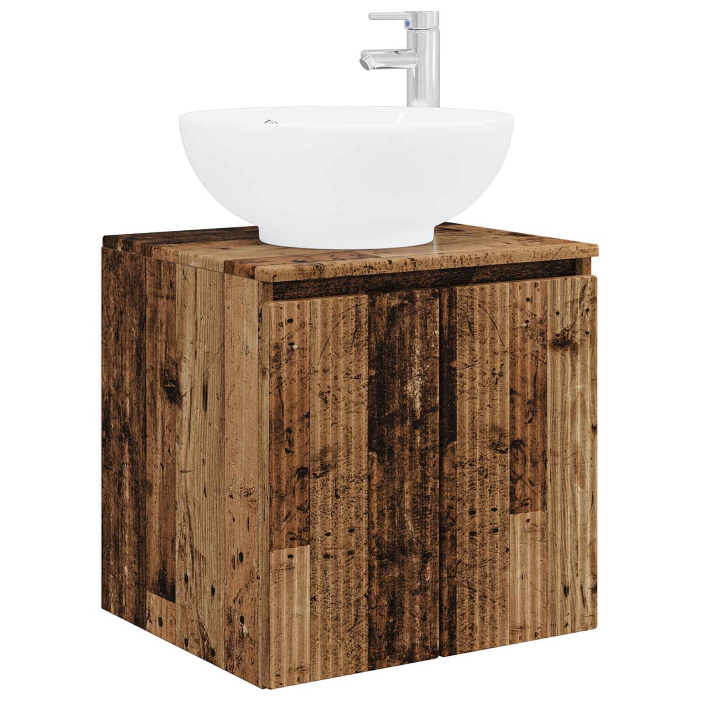 Bathroom Cabinet Set 5 pcs Old Wood Engineered Wood