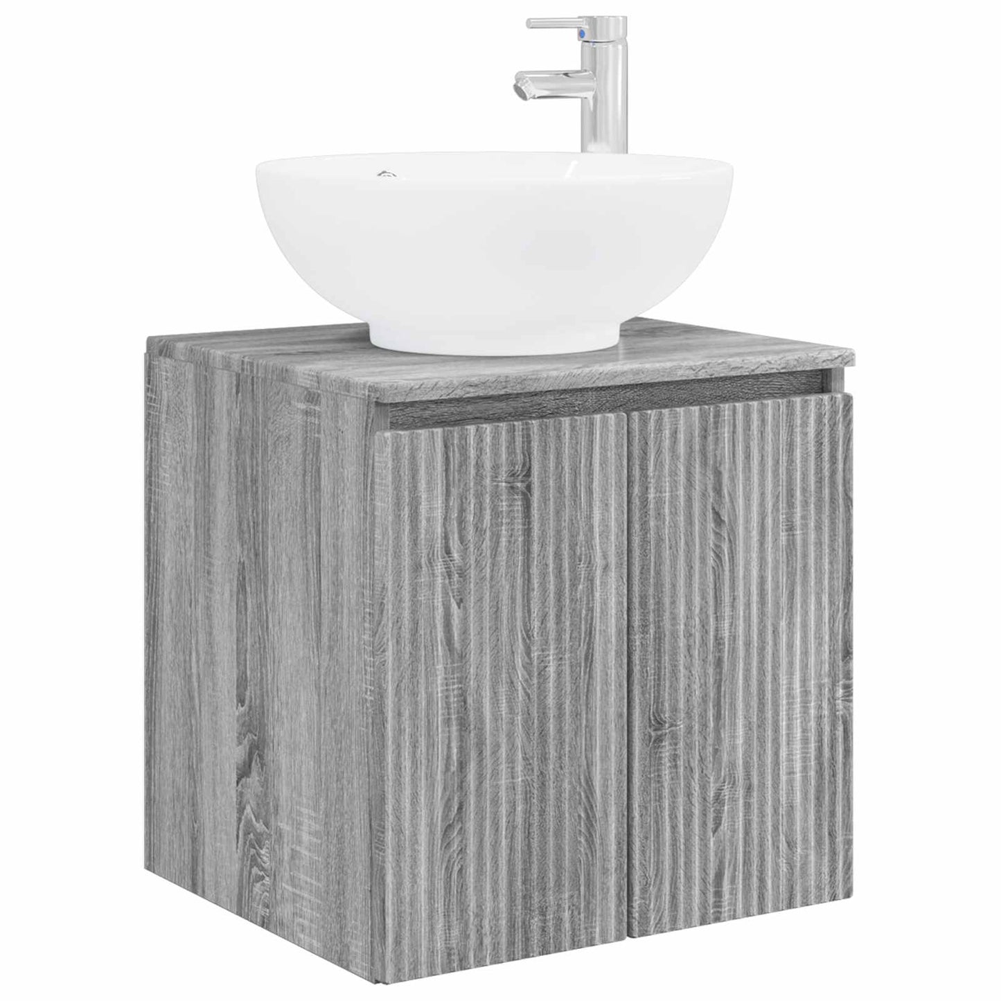 Bathroom Cabinet Set 5 pcs Grey Sonoma Engineered Wood