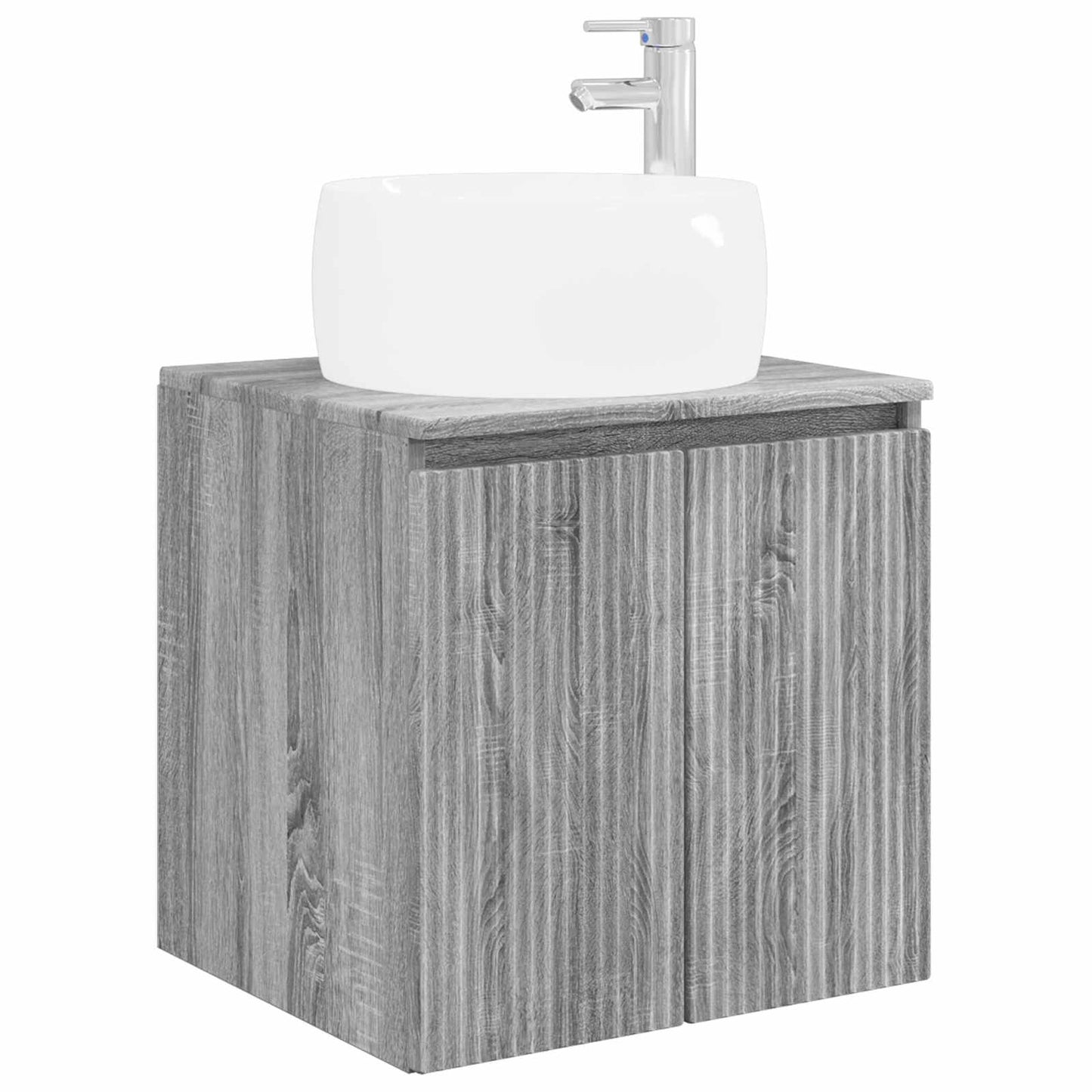Bathroom Cabinet Set 5 pcs Grey Sonoma Engineered Wood