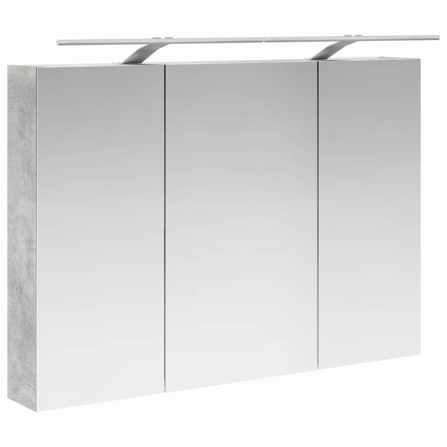 Bathroom Cabinet Set 4 pcs Concrete Grey Engineered Wood