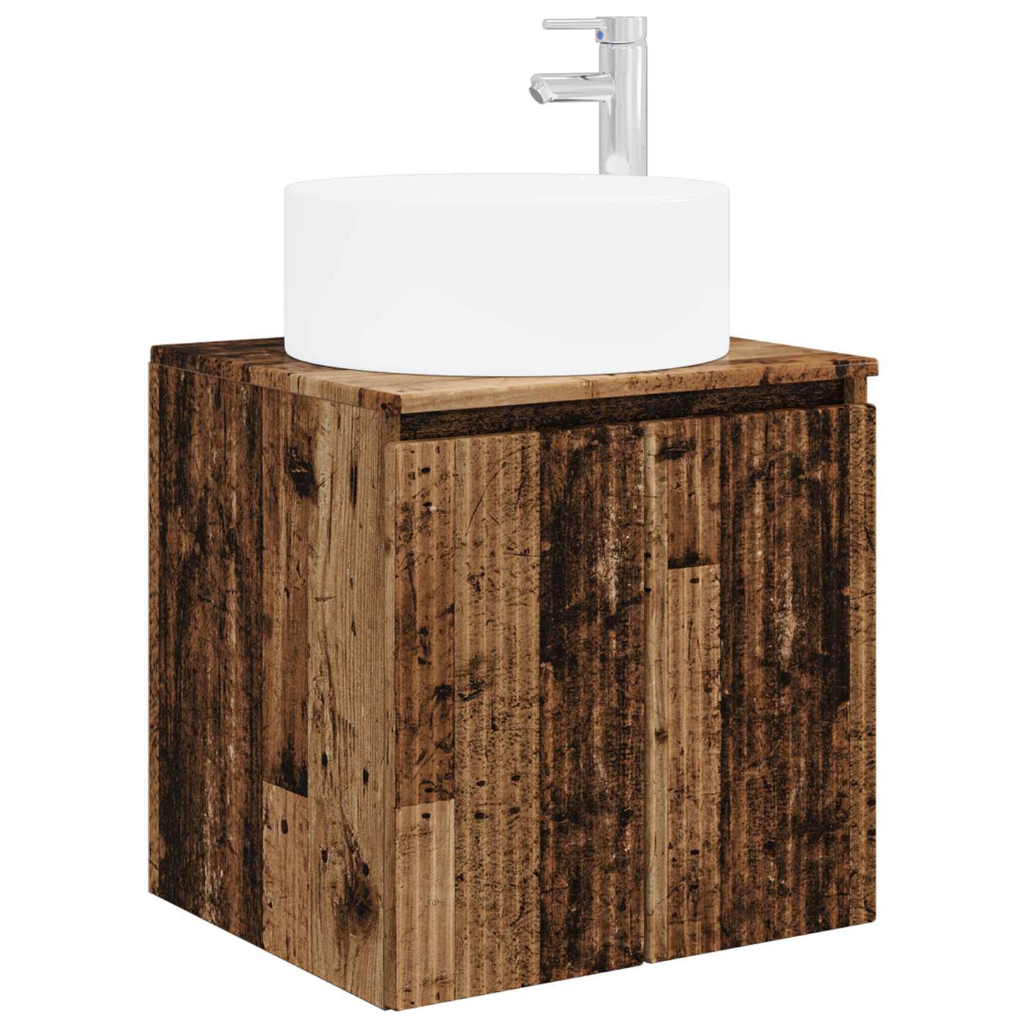 Bathroom Cabinet Set 5 pcs Old Wood Engineered Wood