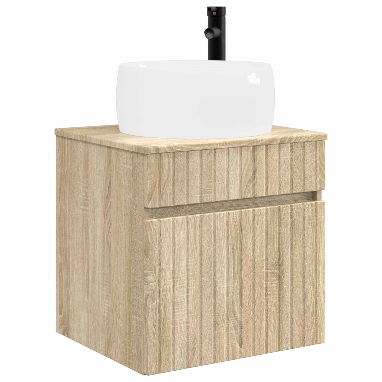 Bathroom Cabinet Set 5 pcs Sonoma Oak 53 x 15.5 x 70 cm