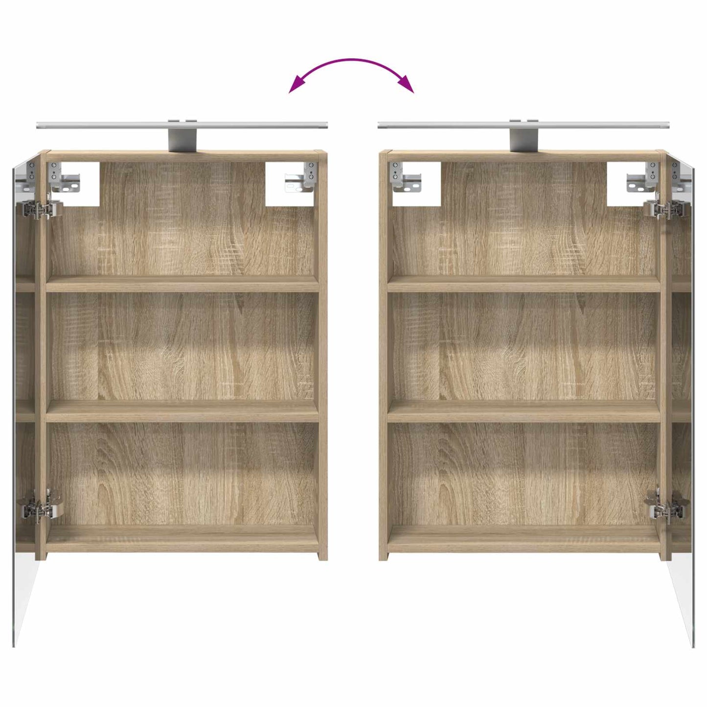 Bathroom Furniture Set 5 pcs Sonoma Oak