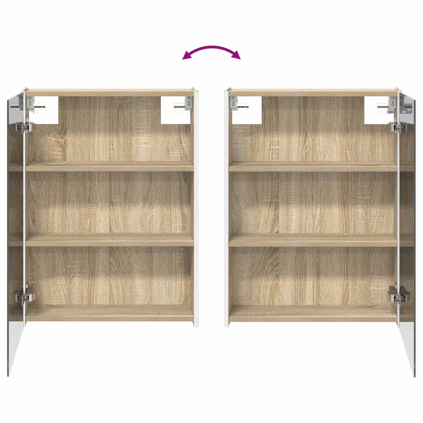Bathroom Furniture Set 5 pcs Sonoma Oak