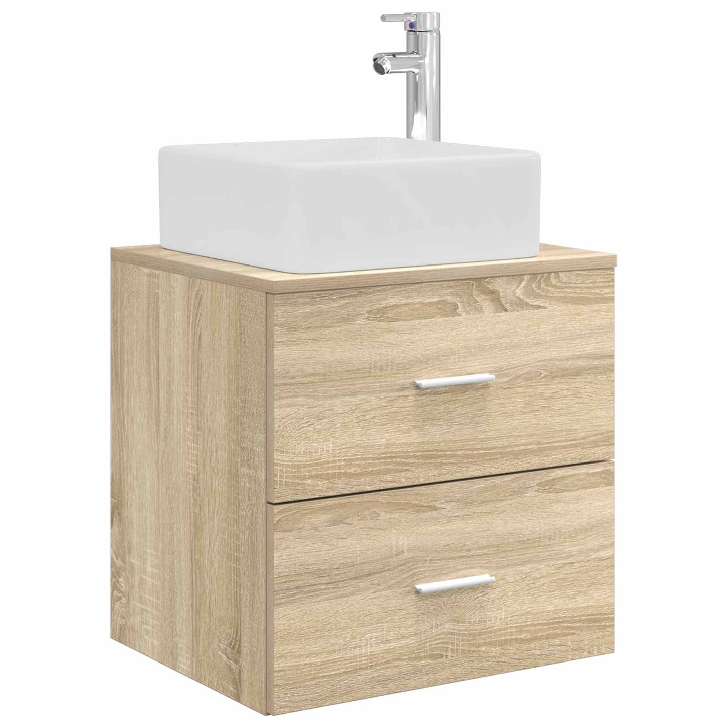 Bathroom Furniture Set 4 pcs Sonoma Oak