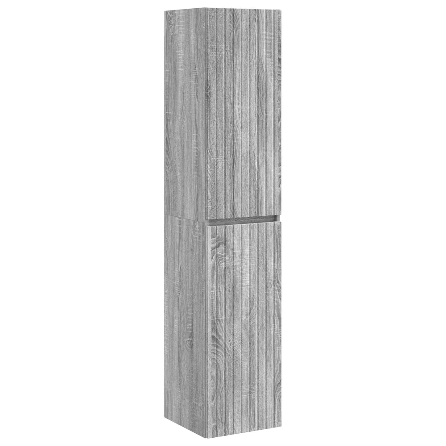 Bathroom Cabinet Set 5 pcs Grey Sonoma 40 x 10.5 x 60.5 cm