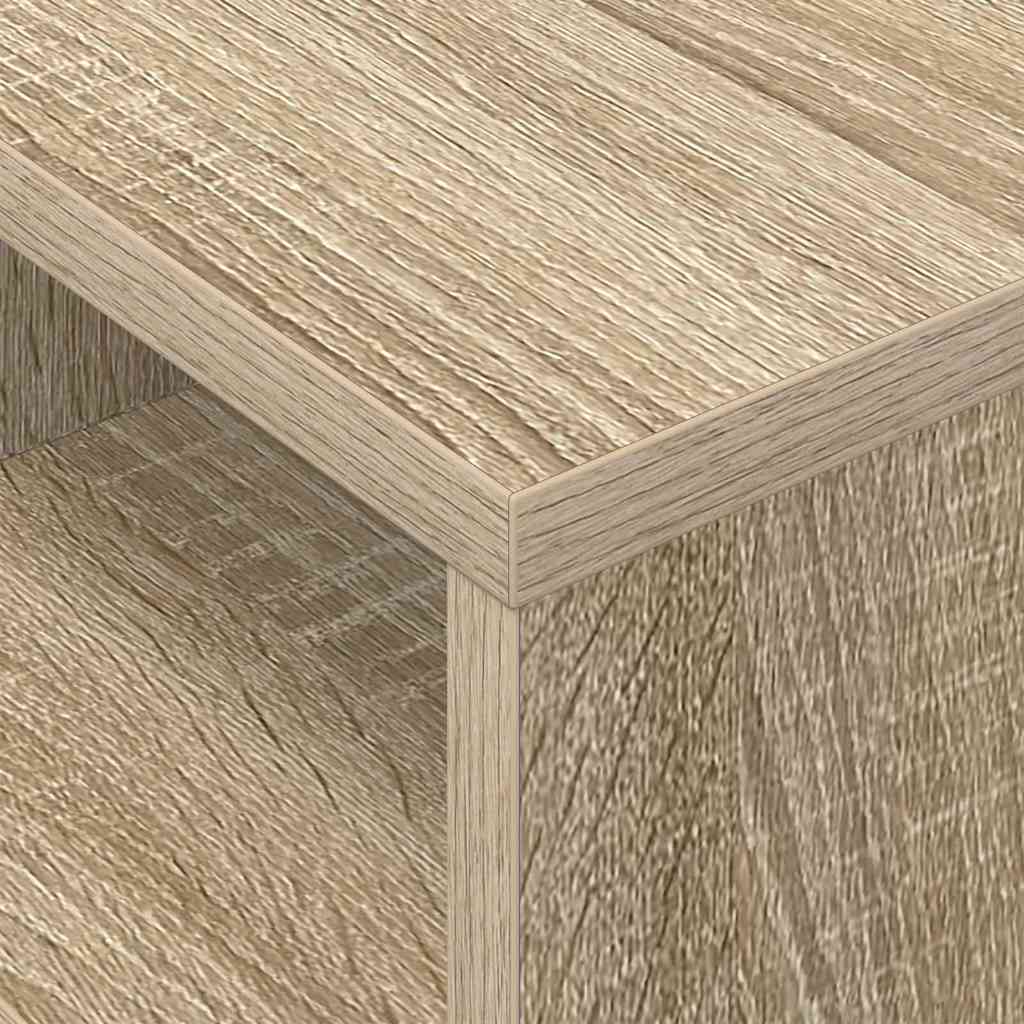 End Table Sonoma Oak 30.5 x 30 x 45 cm Engineered Wood