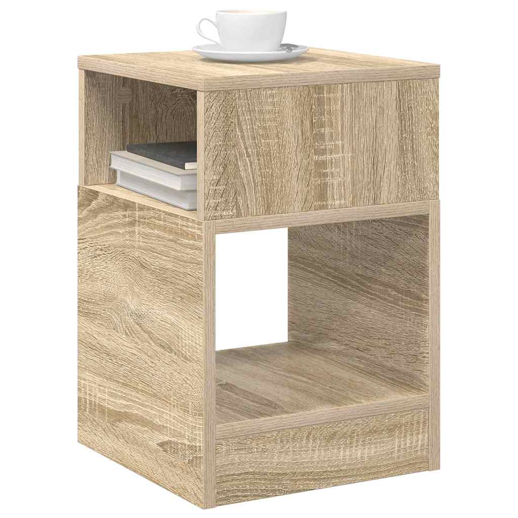 End Table Sonoma Oak 30.5 x 30 x 45 cm Engineered Wood