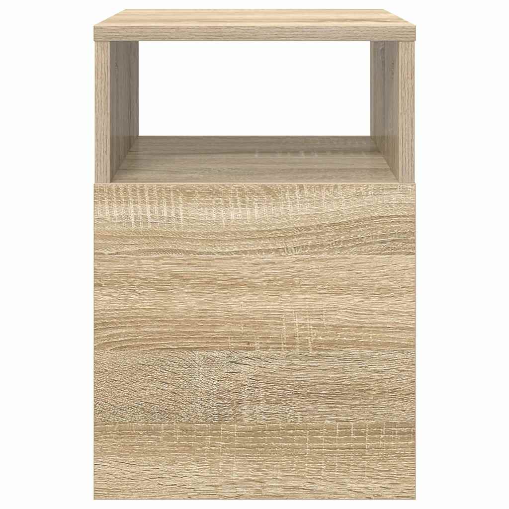 End Table Sonoma Oak 30.5 x 30 x 45 cm Engineered Wood