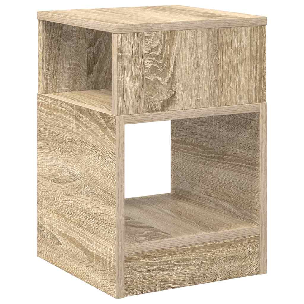 End Table 2 pcs Sonoma Oak 30.5 x 30 x 45 cm Engineered Wood
