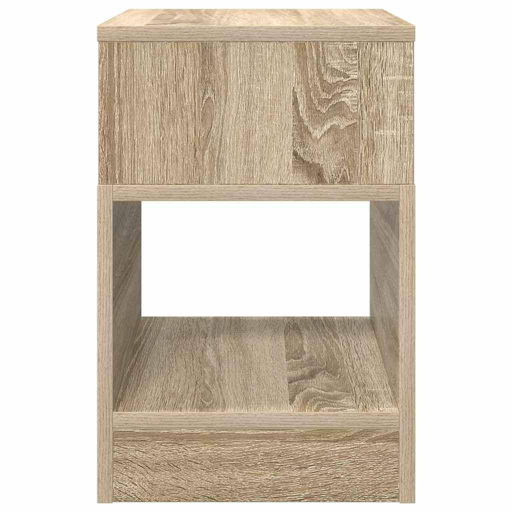 End Table 2 pcs Sonoma Oak 30.5 x 30 x 45 cm Engineered Wood