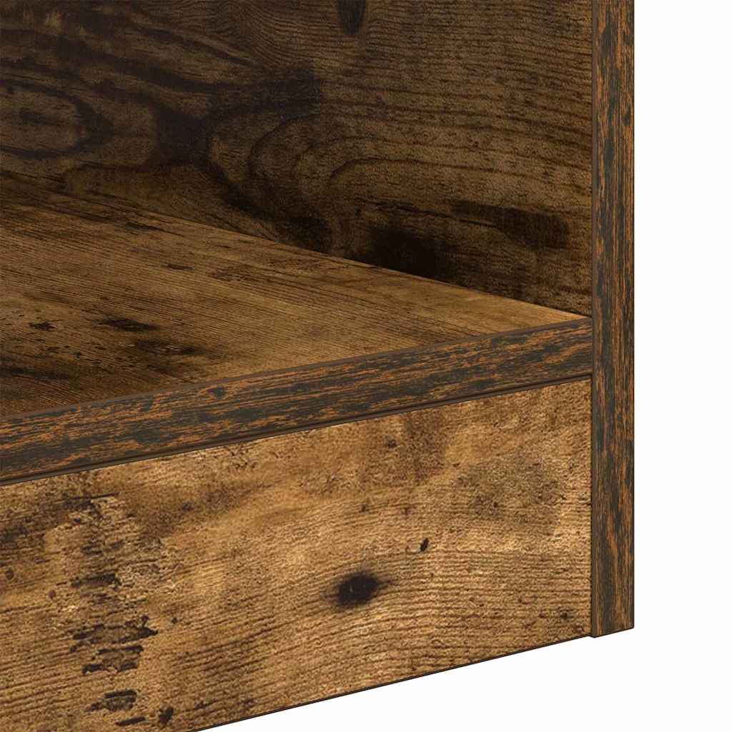 End Table 2 pcs Smoked Oak 30.5 x 30 x 45 cm Engineered Wood