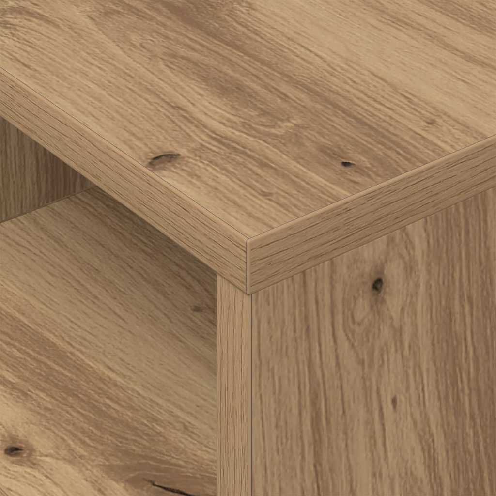 End Table Artisan Oak 30.5 x 30 x 45 cm Engineered Wood