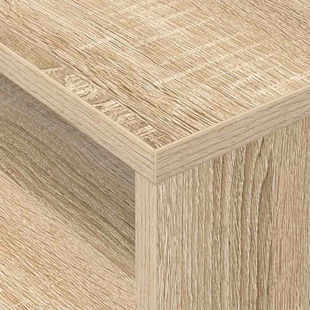 End Table 2 pcs Sonoma Oak 40.5 x 40 x 45 cm Engineered Wood