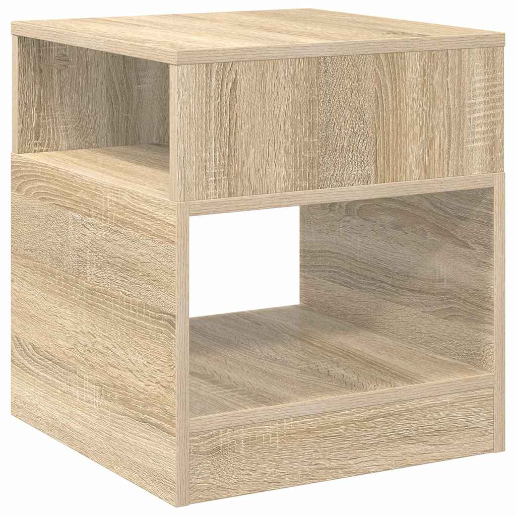 End Table 2 pcs Sonoma Oak 40.5 x 40 x 45 cm Engineered Wood