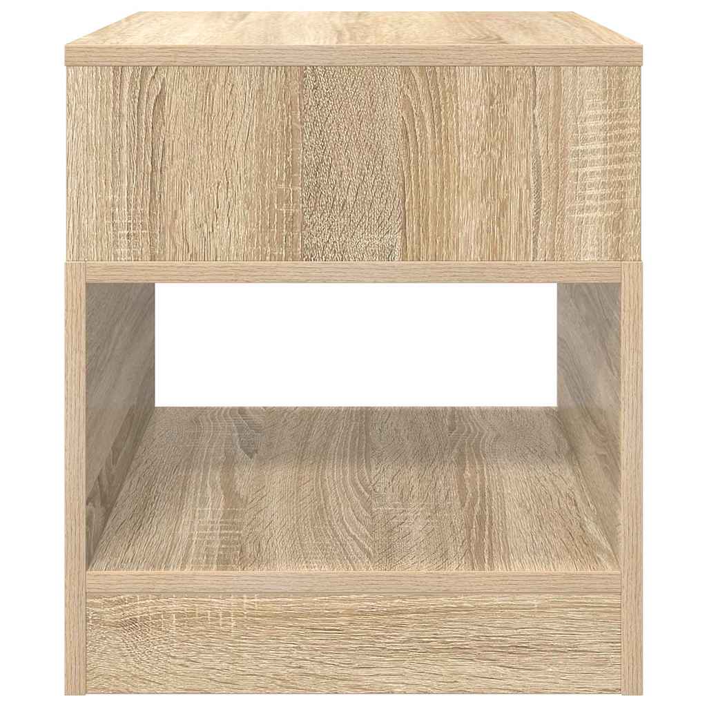 End Table 2 pcs Sonoma Oak 40.5 x 40 x 45 cm Engineered Wood