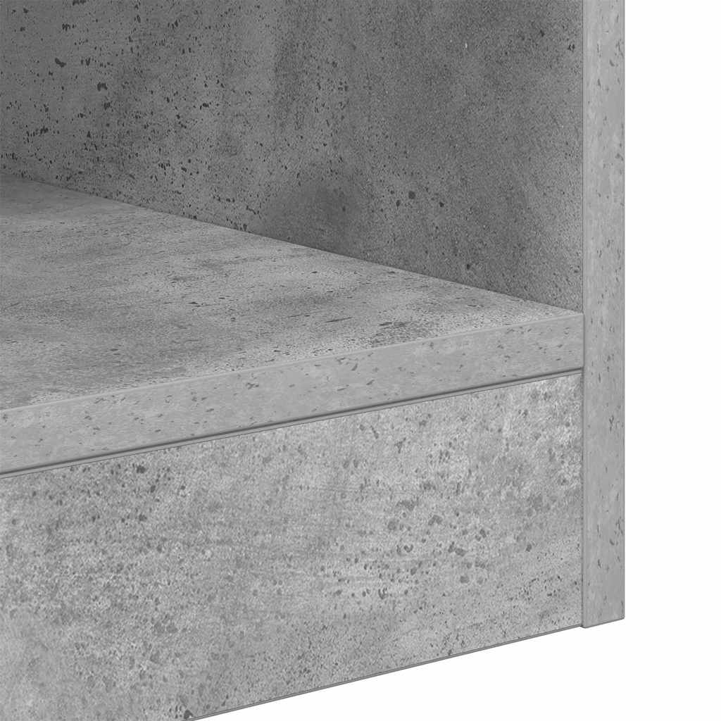 End Table 2 pcs Concrete Grey 40.5 x 40 x 45 cm Engineered Wood