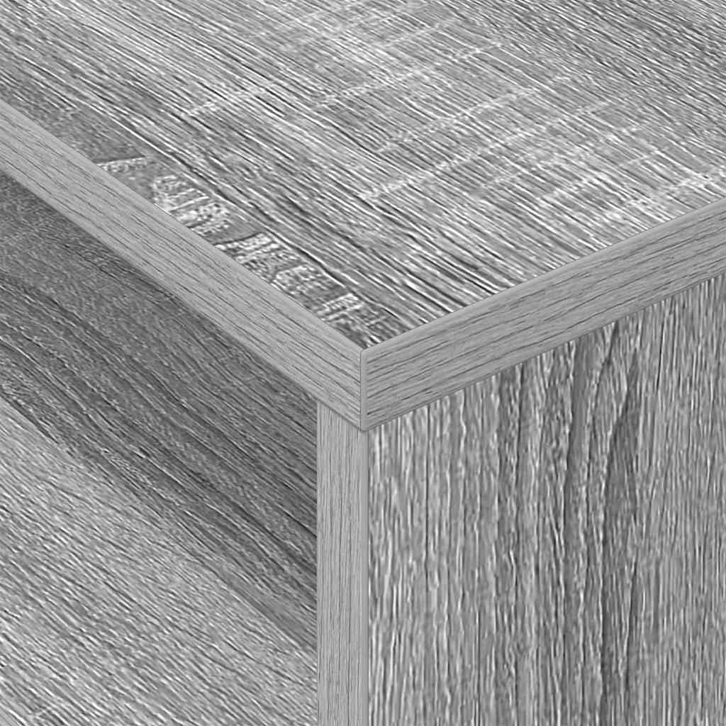 End Table 2 pcs Grey Sonoma 40.5 x 40 x 45 cm Engineered Wood