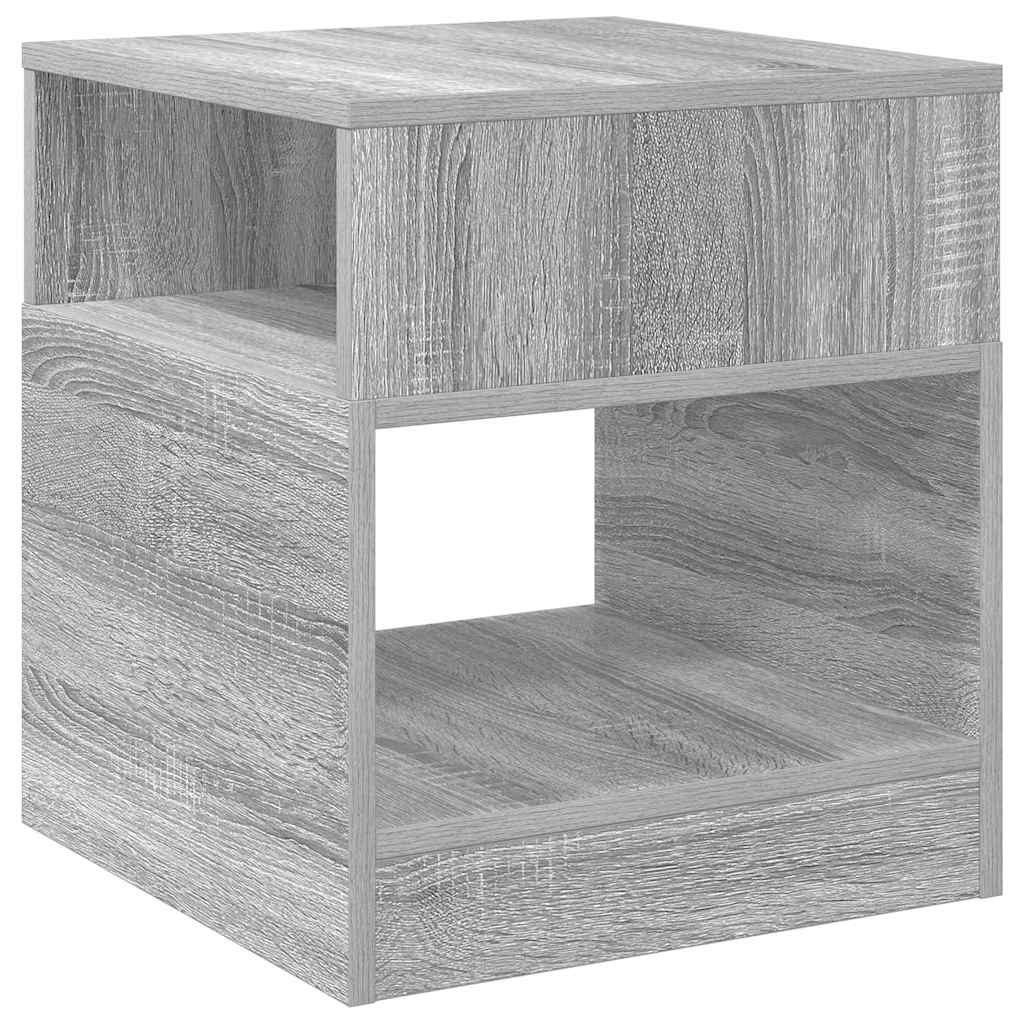 End Table 2 pcs Grey Sonoma 40.5 x 40 x 45 cm Engineered Wood